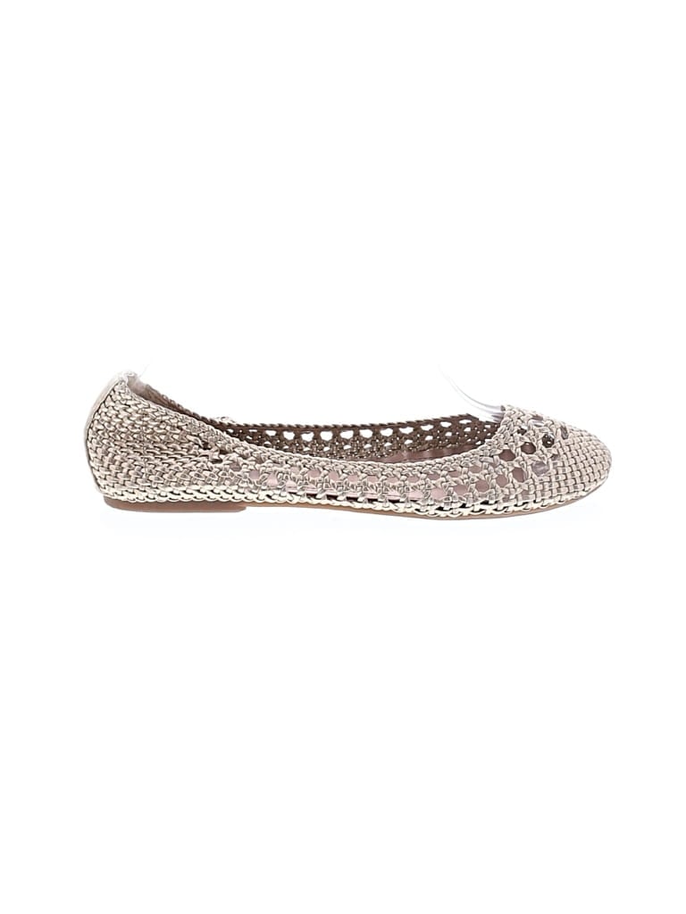 Pre-owned Bcbg Flats In Silver
