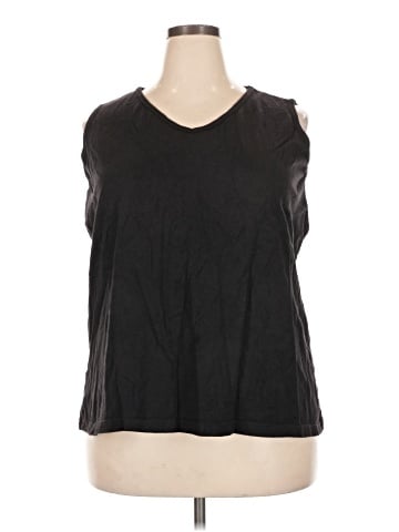 Basic Editions Sleeveless Blouse (view 1)