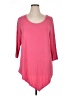 Appleseeds Pink 3/4 Sleeve Top Size XL - photo 1