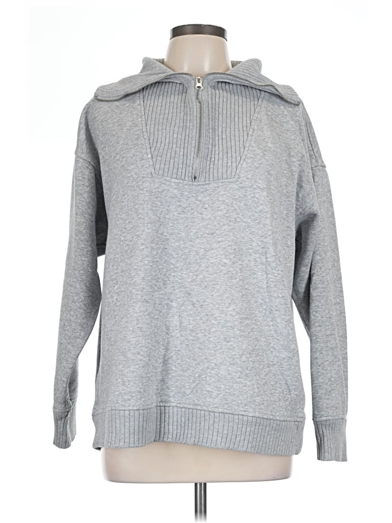 Pre-owned Rae Mode Pullover Sweater In Gray