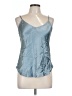 Reformation 100% Silk Blue Sleeveless Top Size L - photo 1