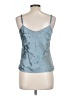 Reformation 100% Silk Blue Sleeveless Top Size L - photo 2