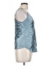 Reformation 100% Silk Blue Sleeveless Top Size L - photo 4