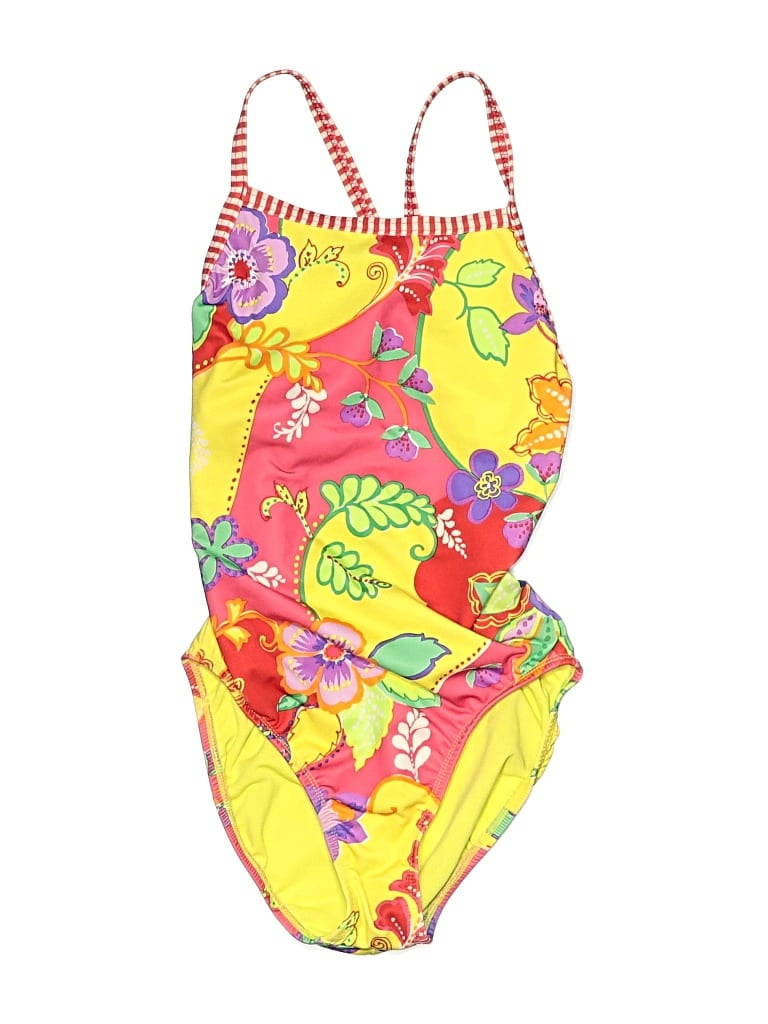 Pre-owned Dolfin One Piece Swimsuit In Yellow