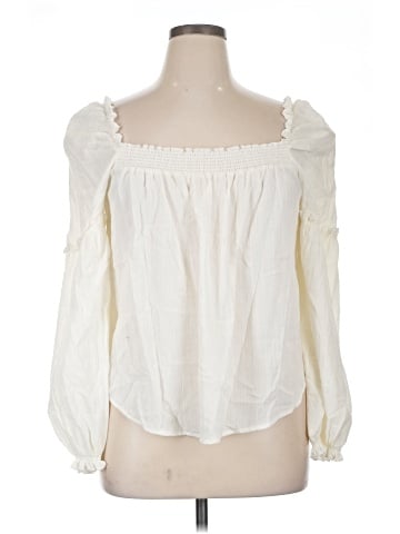 7 For All Mankind Long Sleeve Blouse (view 1)