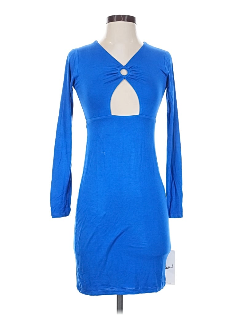 Pre-owned Lezat Cocktail Dress In Blue