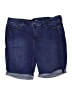 NYDJ Solid Blue Denim Shorts Size 20 - photo 1