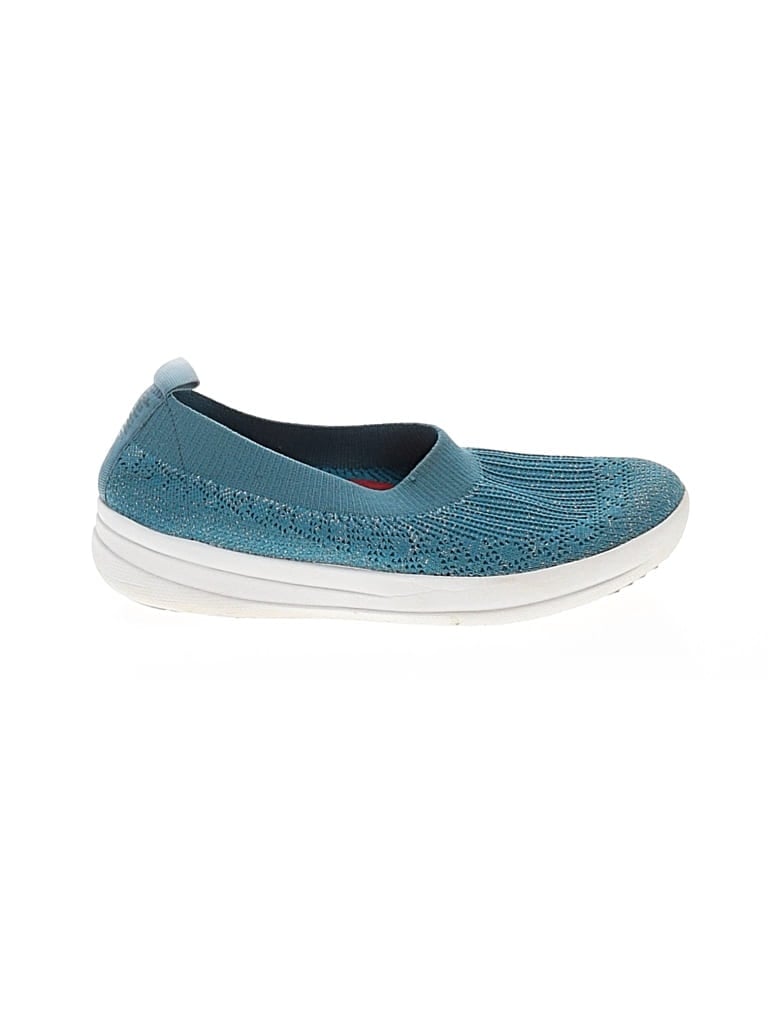 Pre-owned Fitflop Sneakers In Teal