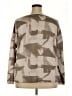Marla Wynne Camo Tan Pullover Sweater Size 2X - photo 2