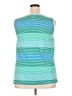 Basic Editions Green Sleeveless Top Size 2X - photo 2