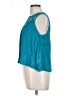 Love J 100% Polyester Teal Sleeveless Blouse Size L - photo 5