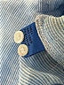 J. McLaughlin 100% Linen Blue Long Sleeve Button-Down Shirt Size XS - photo 8