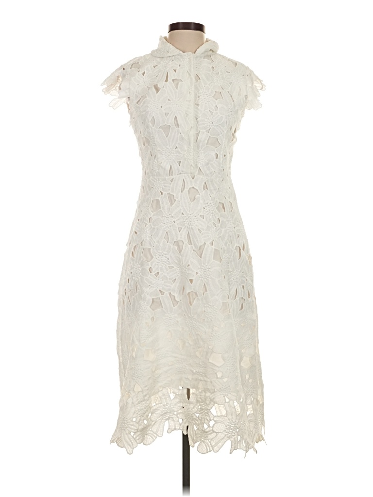 Pre-owned Chicwish Cocktail Dress In Ivory