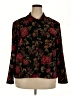 Leslie Fay Floral Black Blazer Size 2X - photo 1