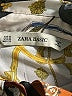 Zara Basic Print Gold Long Sleeve Blouse Size M - photo 7