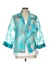 Chico's Tropical Teal Jacket Size Lg (2) - photo 1
