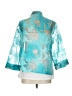 Chico's Tropical Teal Jacket Size Lg (2) - photo 2