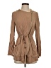 Love Tree 100% Rayon Tan Trenchcoat Size S - photo 1