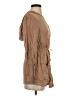 Love Tree 100% Rayon Tan Trenchcoat Size S - photo 4