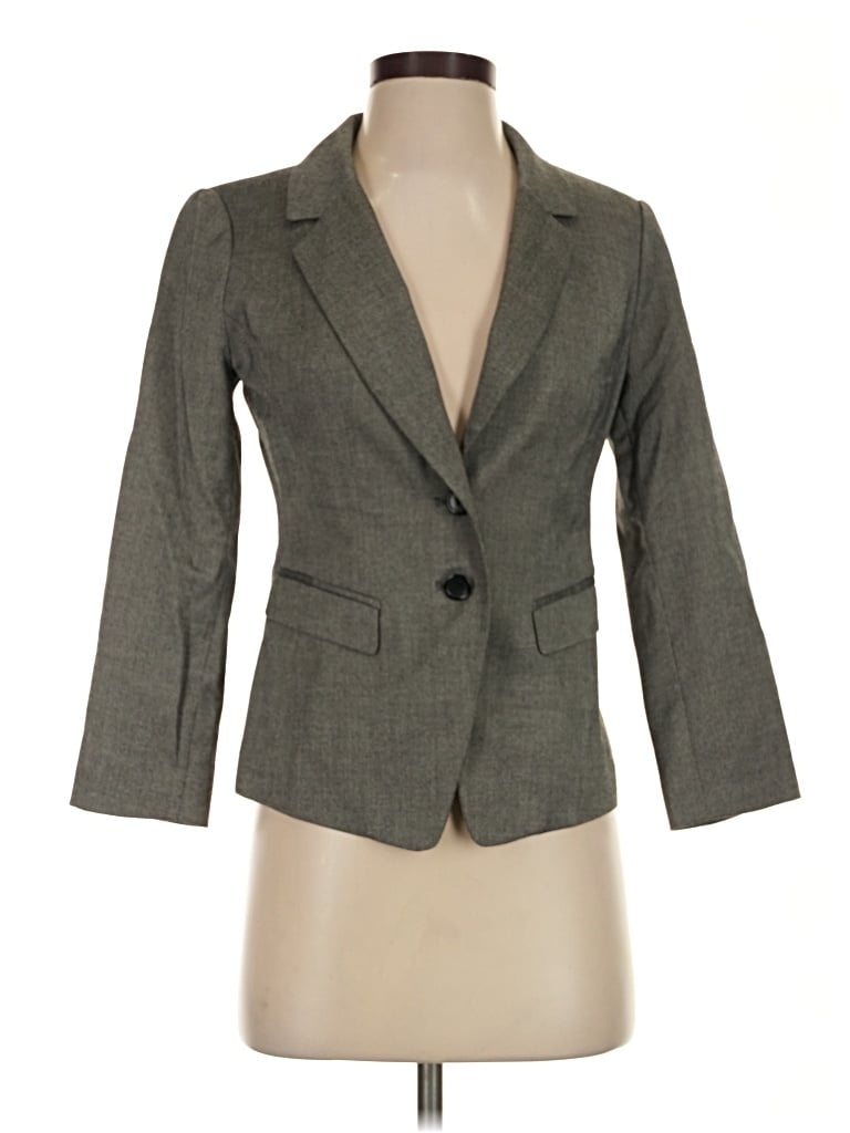 Pre-owned The Limited Blazer Jacket In Gray