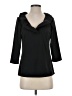 Gretchen Scott Designs Black 3/4 Sleeve Top Size S - photo 1