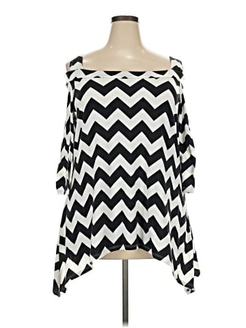 Poliana Plus 3/4 Sleeve Blouse (view 1)