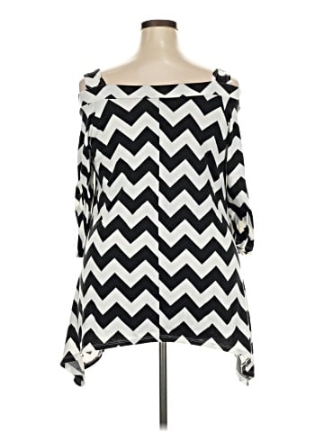 Poliana Plus 3/4 Sleeve Blouse (view 2)