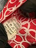Criss Cross Red Wool Coat Size M - photo 7