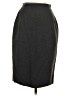 Tahari Solid Gray Wool Skirt Size 2 - photo 1