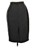 Tahari Solid Gray Wool Skirt Size 2 - photo 2