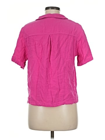 Ultra Pink Short Sleeve Blouse (view 2)