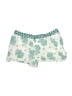 Blu Chic Lounge 100% Cotton Paisley Teal Shorts Size M - photo 1