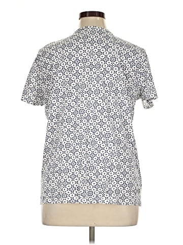 Basic Editions Short Sleeve Blouse (view 2)