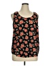 Faded Glory 100% Polyester Black Sleeveless Blouse Size XL - photo 1