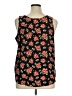 Faded Glory 100% Polyester Black Sleeveless Blouse Size XL - photo 2