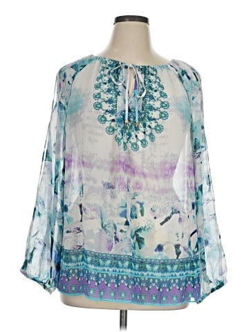 Jennifer Lopez 3/4 Sleeve Blouse (view 1)