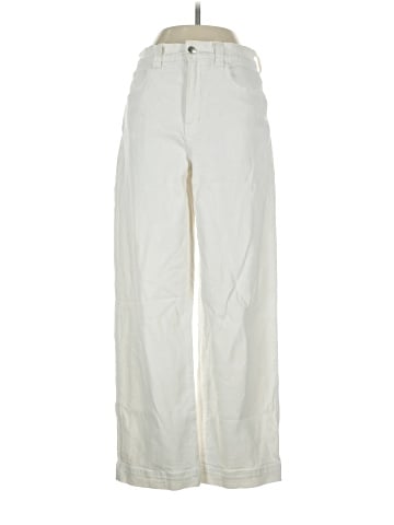 Madewell The Perfect Vintage Wide-Leg Crop Jean in Tile White (view 1)