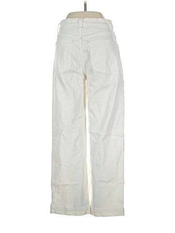 Madewell The Perfect Vintage Wide-Leg Crop Jean in Tile White (view 2)
