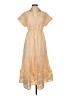 Sam Edelman 100% Polyester Tan Casual Dress Size 6 - photo 1