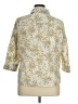 Basic Editions Floral Yellow 3/4 Sleeve Button-Down Shirt Size 1X - photo 2