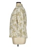 Basic Editions Floral Yellow 3/4 Sleeve Button-Down Shirt Size 1X - photo 5