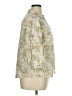 Basic Editions Floral Yellow 3/4 Sleeve Button-Down Shirt Size 1X - photo 4
