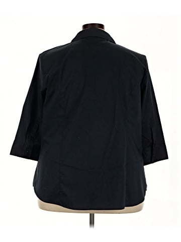 Riders by Lee 3/4 Sleeve Button-Down Shirt (view 2)