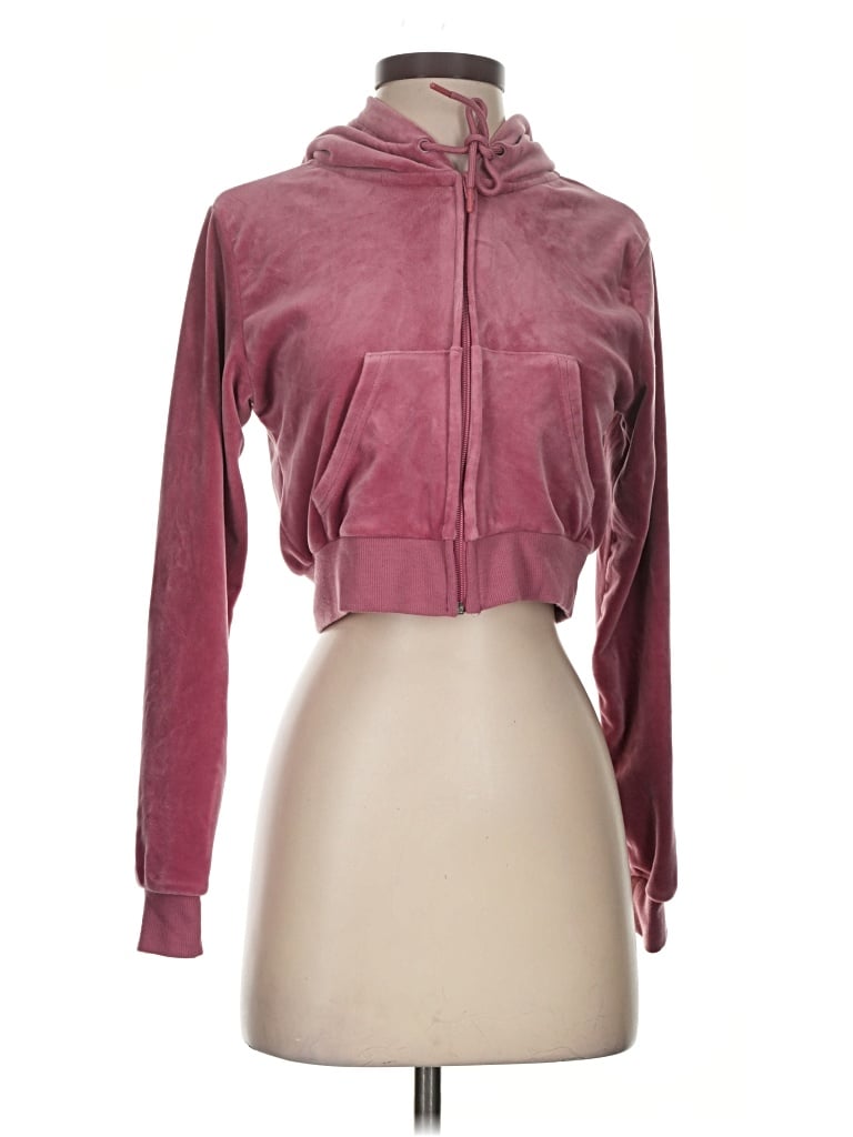 Pre-owned Better / Together Zip Up Hoodie In Burgundy