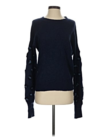 Aqua Cashmere Pullover Sweater (view 1)