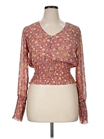 Just Fab Long Sleeve Blouse (view 1)