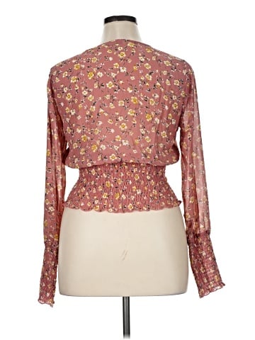 Just Fab Long Sleeve Blouse (view 2)