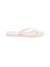 J.Crew Ivory Flip Flops Size 7 - 8 - photo 1