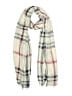 Unbranded Plaid Ivory Scarf One size - photo 1