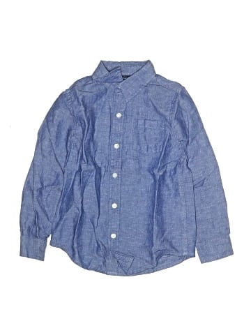Janie and Jack Long Sleeve Button-Down Shirt (view 1)